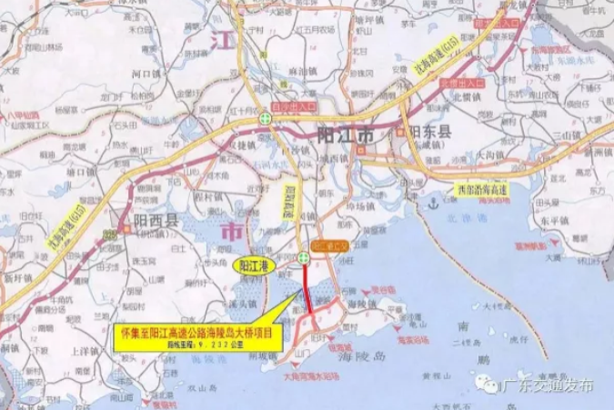 广东1月开通高速公路线路图