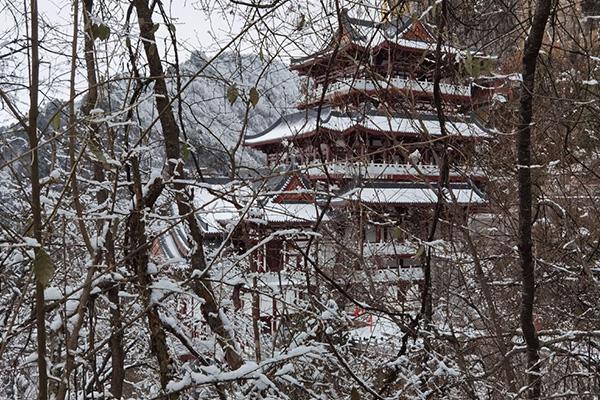 2021年2月1日至10日陕西南宫山国家森林公园暂时闭园
