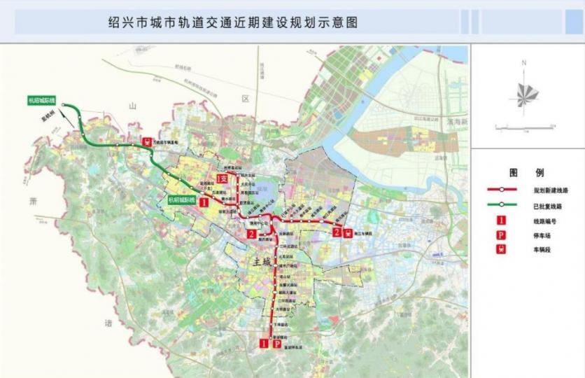 杭绍城际铁路通车时间 杭绍城际铁路线路图