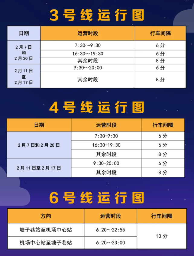 2021春节昆明地铁运营时间表