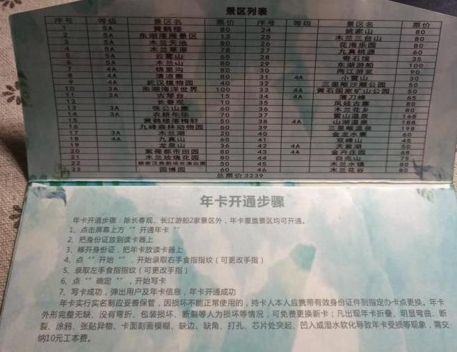 2021年春节期间大武汉旅游年卡去武汉园博园不能用需要购买门票