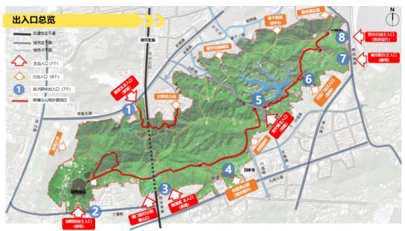 2021年珠海景山道如何预约 有几个出入口