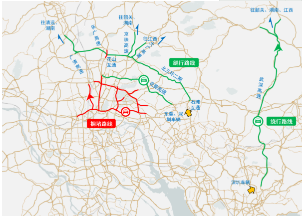 东莞返程高峰期在什么时候 2021春节东莞高速易堵路段及时间