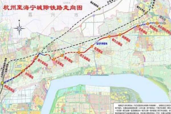 杭海城際鐵路通車時間 杭海城際鐵路路線圖