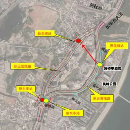 2月23日起廈門快2線及快5線運營路線調整