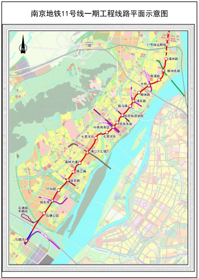 元宵節南京地鐵運營時間調整 2021南京建設中的地鐵線路圖