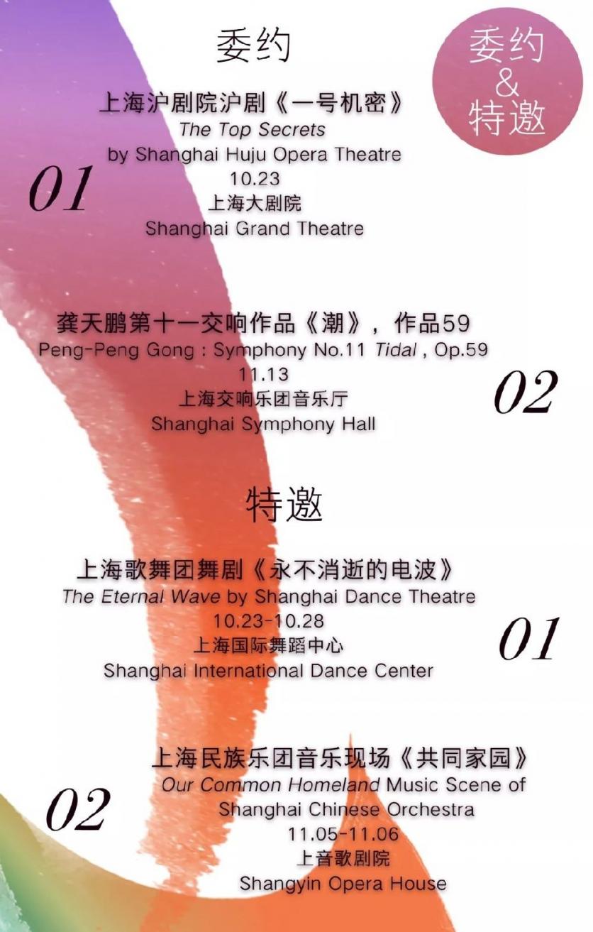 2019第21届中国上海国际艺术节时间+地点+活动内容