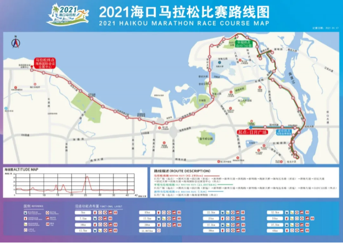 海口馬拉松2021什么時間舉辦-報名時間及比賽路線