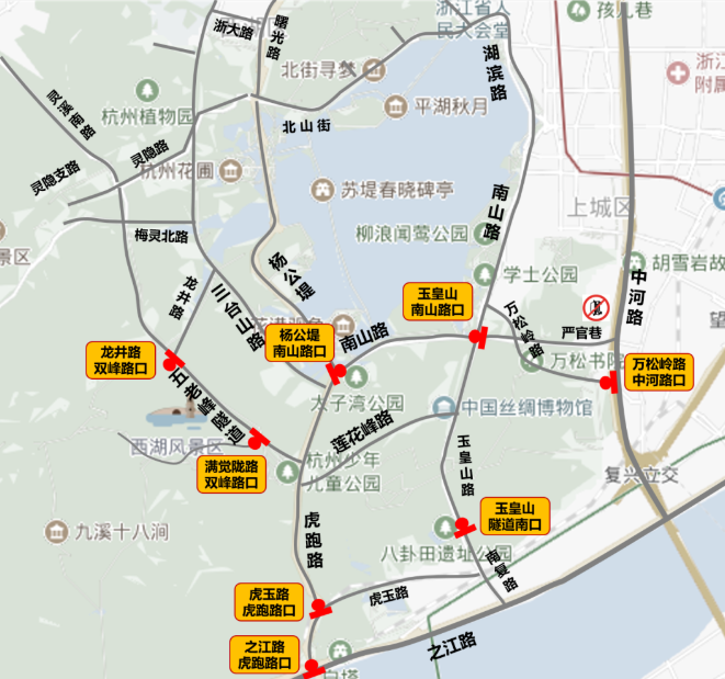 2021西湖景區旺季停車收費標準-限行信息