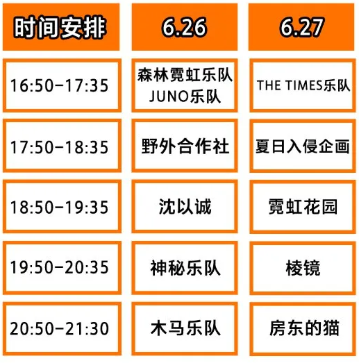 2021寧波香橙音樂節票價時間及演出陣容