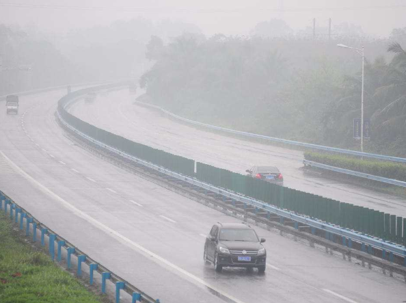 2021年5月10日江西高速受暴雨雷暴影响路段