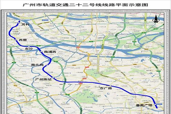 廣州地鐵22號線最新消息