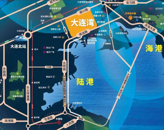 大连湾海底隧道南岸工程施工期间公交线路调整（5月28日起）