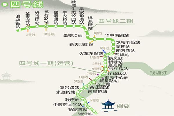 2021年杭州在建地铁线路图汇总