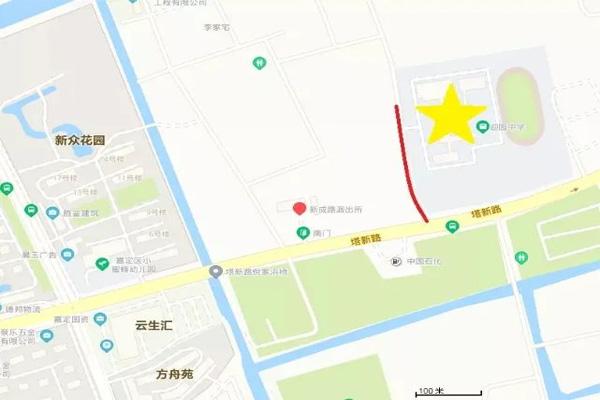 2021高考上海嘉定区考点及交通管制