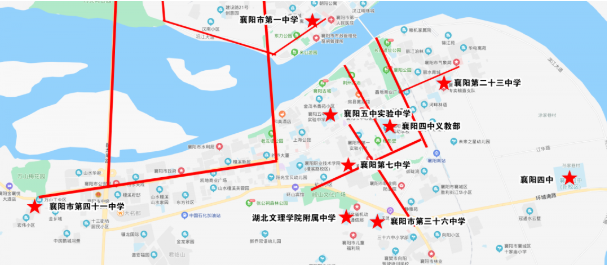 2021襄阳高考交通管制路段及时间