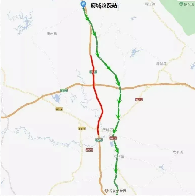 2021南宁端午节交通拥堵路段及市区施工路段