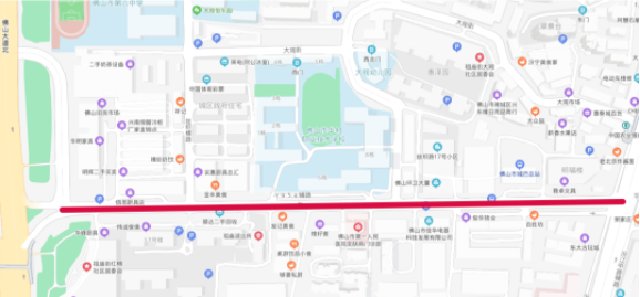 2021佛山中考交通管制时间及路段