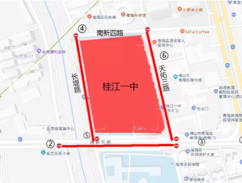 2021佛山中考交通管制時間及路段