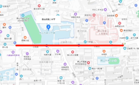 2021佛山中考交通管制时间及路段