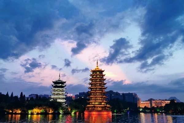 桂林日月双塔文化公园门票多少钱-开放时间