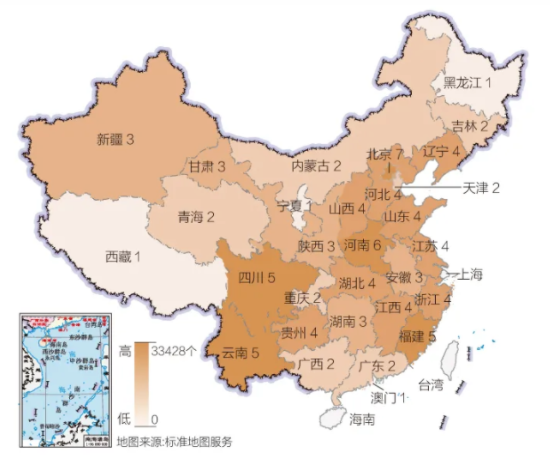 中国世界文化遗产有哪些-世界遗产分布图