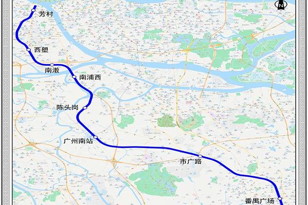 2021广州地铁开通路线