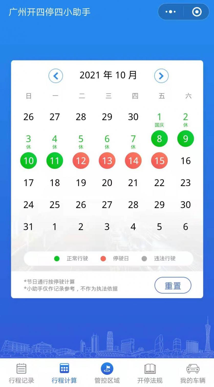 2021國慶廣州限行嗎 廣州限行開四停四怎么算