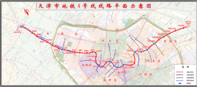 天津地铁4号线南段开通时间-最新消息