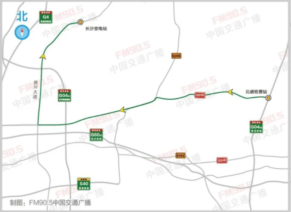 9月23日长沙第四批变压器起运交通管制路段
