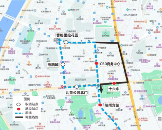 9月24日-25日宜昌多条公交线路临时调整