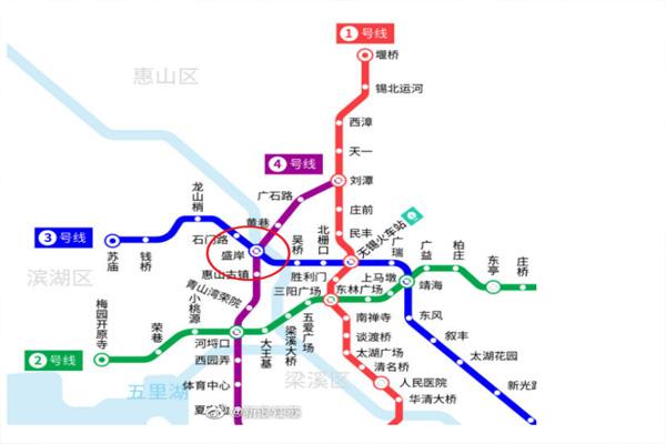 无锡地铁4号线开通了吗 附线路规划图