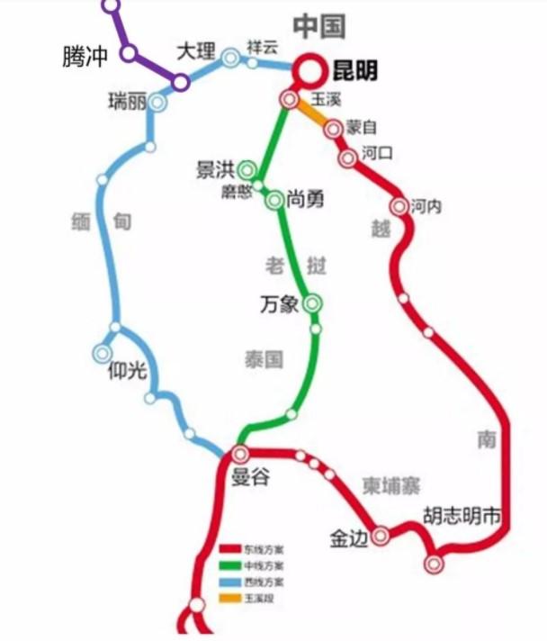 中老铁路2021年通车时间 附线路图