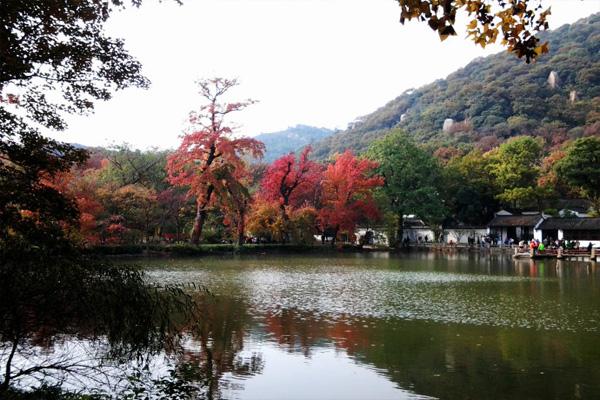 情侣苏州天平山赏枫一日游