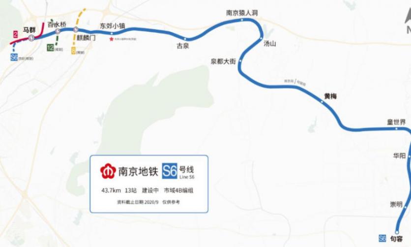 南京地铁S6号线什么时候开通票价多少