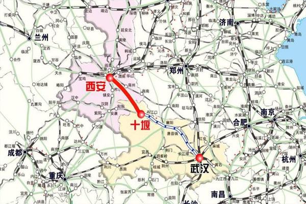 西十高铁陕西段12月20日开工 西十高铁站点分布