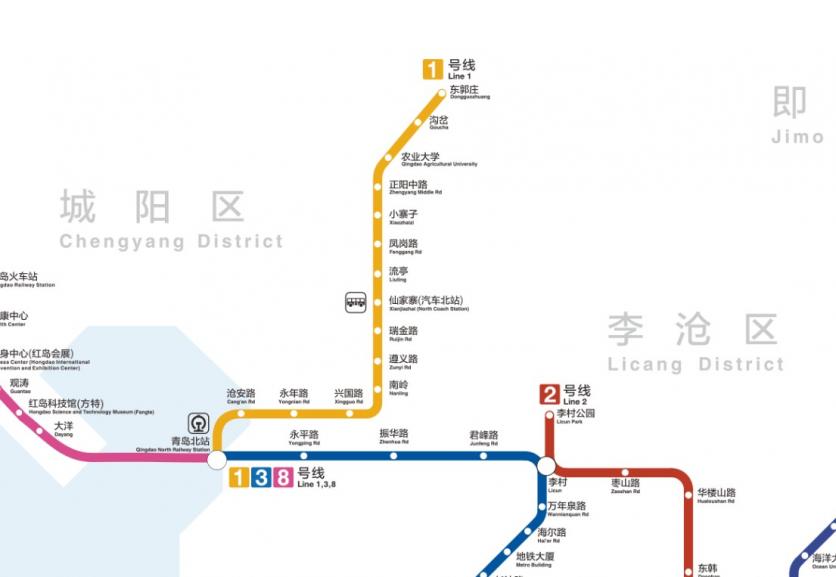 青岛地铁1号线什么时候开通 青岛地铁1号线线路图