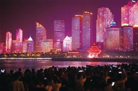 2021年6月青岛五四广场灯光秀时间