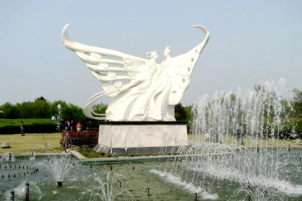 2021宁波受疫情影响梁祝文化公园临时闭园