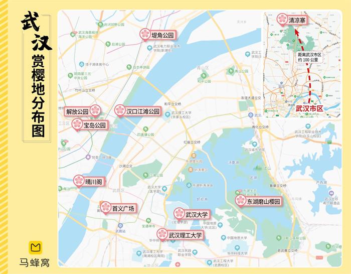 2022武漢櫻花幾月份開放 武漢櫻花在哪個地方