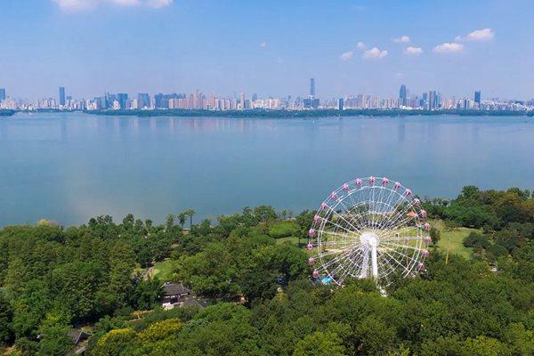 武汉东湖风景区全景图（高清） 绿道路线、配套设施全都标清楚了