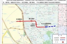 天津地鐵11號線線路圖