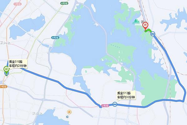 武汉东湖落雁景区离哪个地铁站最近?怎么坐车?