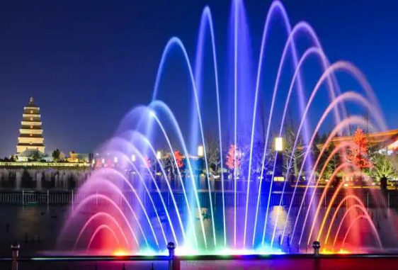 西安大雁塔广场音乐喷泉开放时间2022