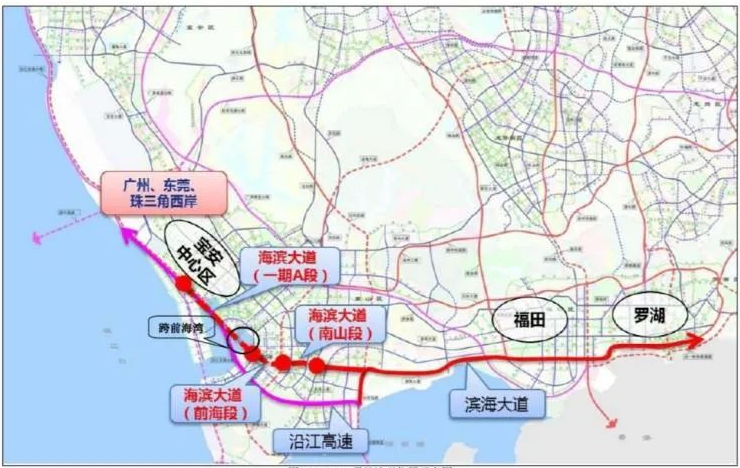 深圳滨海大道海底隧道最新规划消息
