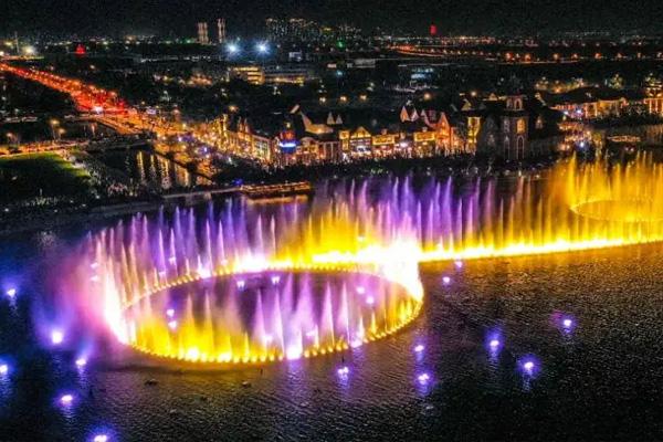 昆山大渔湾音乐喷泉开放时间2022