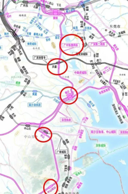 广珠澳高铁最新规划图