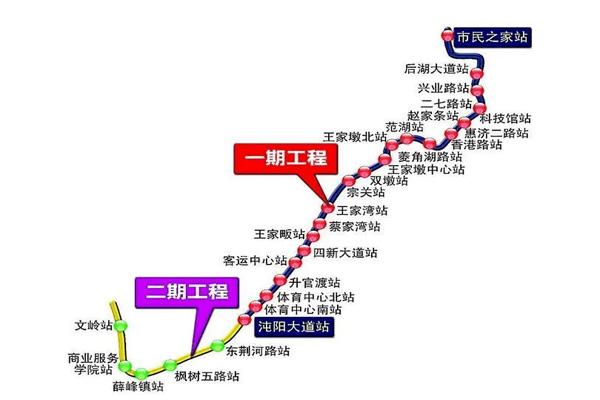 武漢地鐵3號(hào)線二期最新消息2022