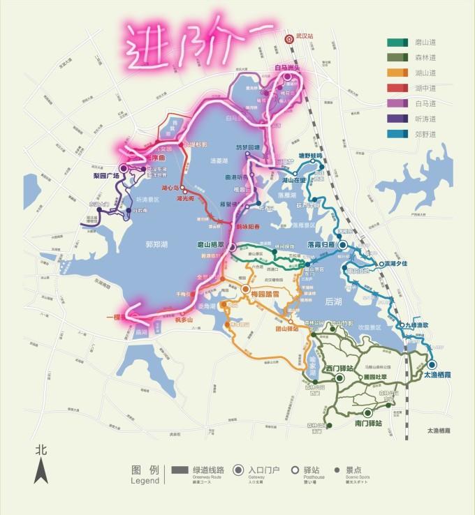 东湖绿道骑行路线推荐 新手到专业路线都有