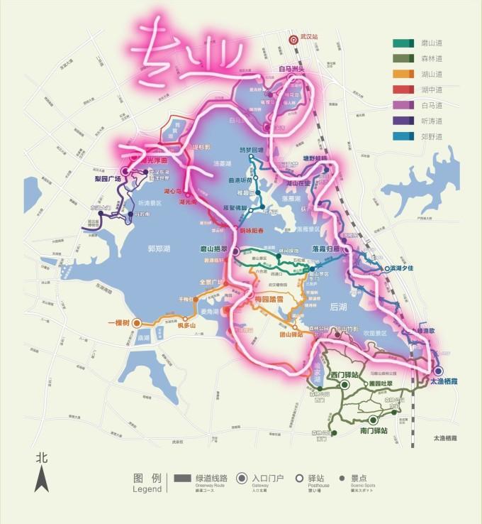 东湖绿道骑行路线推荐 新手到专业路线都有